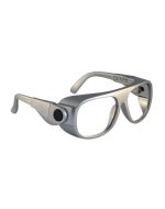Model 66S Fitover Forensic Glasses Silver Frame