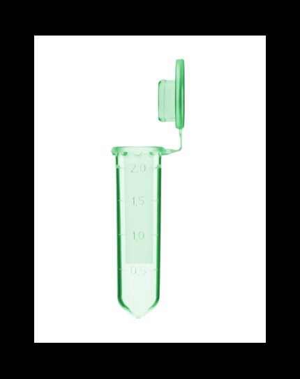 Tube ClickFit PP green 2.0 ml 1000 tubes (2x500/bag)