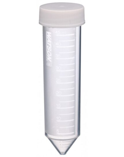 50ml Centrifuge tube, Conical Bottom, White cap, Sterilized, 24tubes/bag